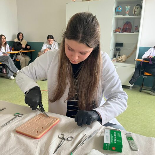 Orë praktike me nxënësit e vitit të II-të Mjekësi: Instrumentet kirurgjike